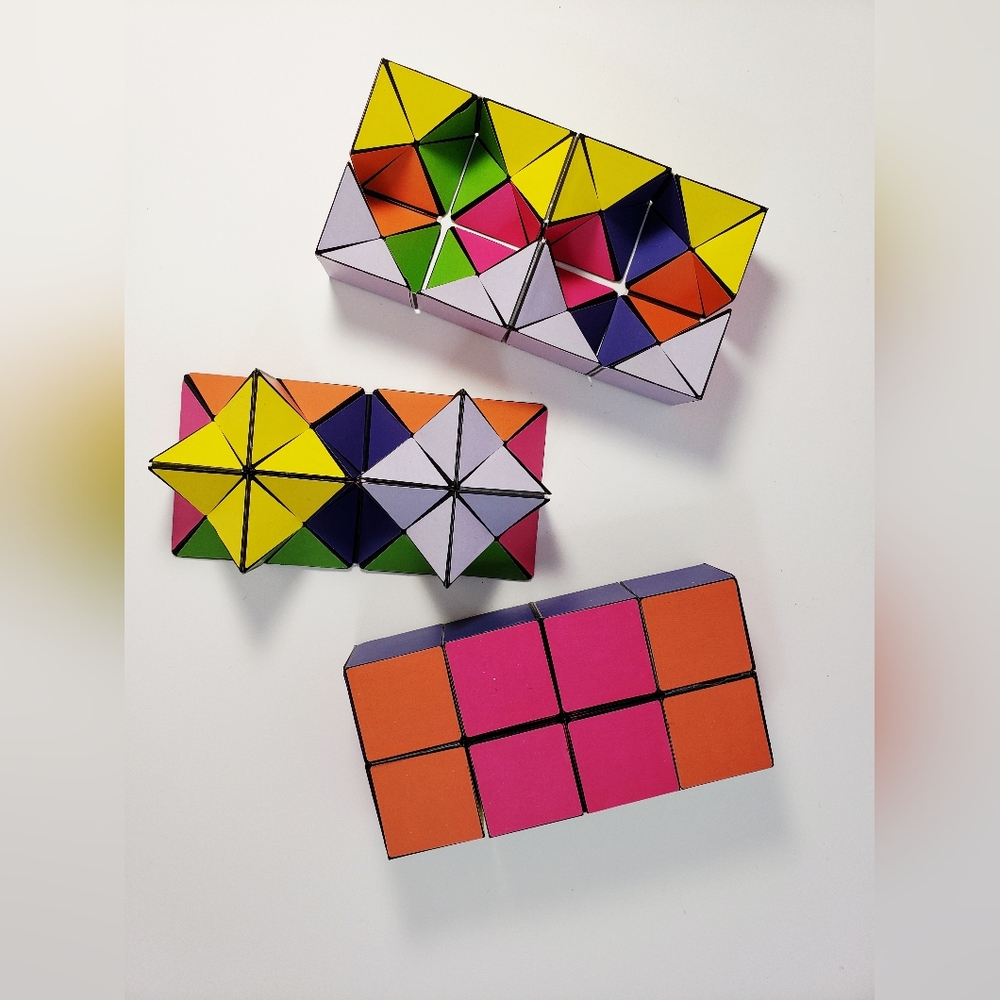 Colorful Geometric Puzzle Blocks - Picture 4 of 7